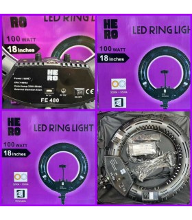 رینگ لایت ریموت دار هیرو 100 وات کد: FE480