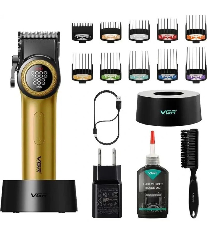 ماشین اصلاح سر و صورت حجم زن طلایی وی جی آر مدل VGR V-001