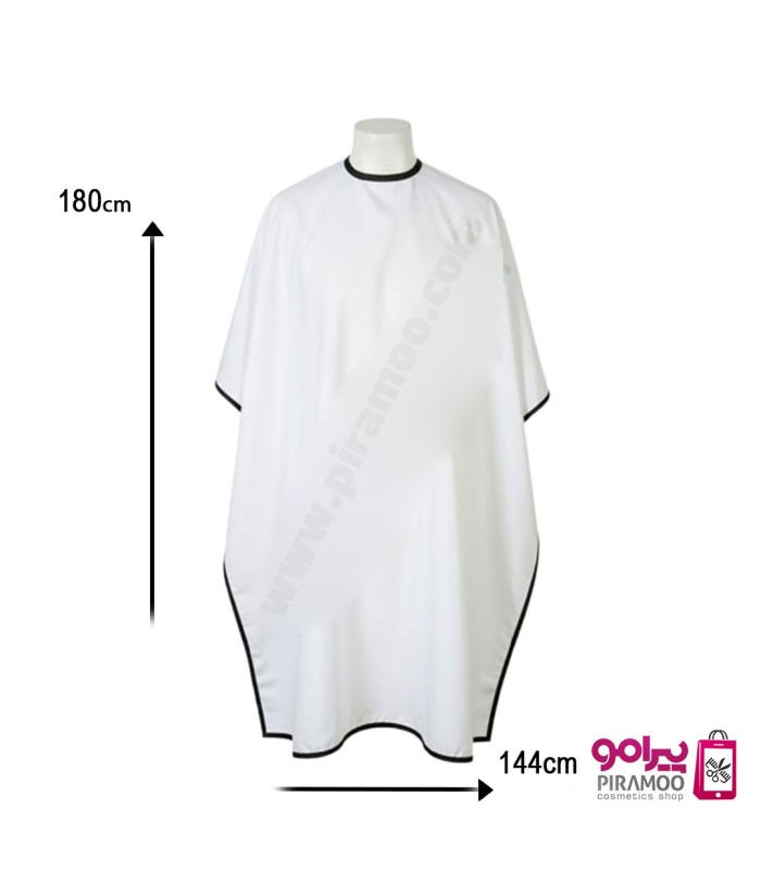 پیش بند یقه سیلیکونی سفید قواره بزرگ کد: PR-910