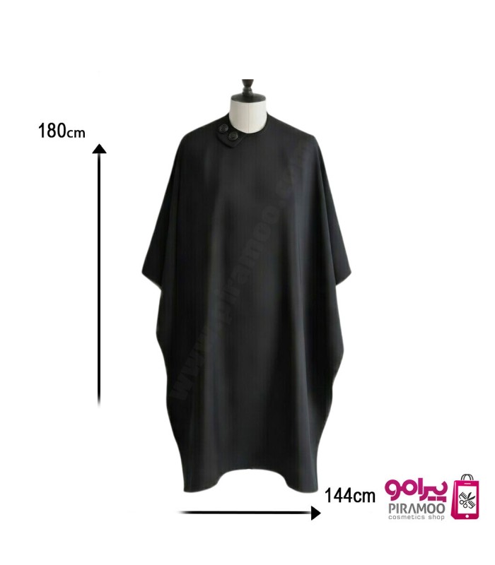 پیش بند یقه سیلیکونی مشکی قواره بزرگ کد: PR-827