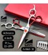 ست قیچی کات و پیتاژ 6 اینچ استیل آبی صیام (فینی) کد: A-B60-36