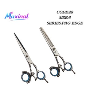 ست قیچی کات و پیتاژ شیار دار 6 اینچ  استیل مکسینال کد: 28