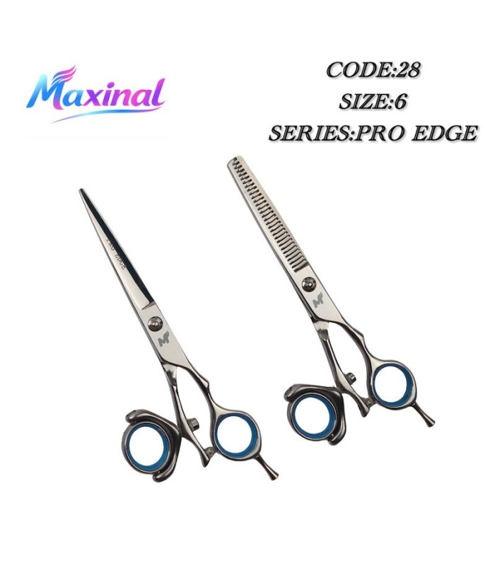 ست قیچی کات و پیتاژ شیار دار 6 اینچ  استیل مکسینال کد: 28