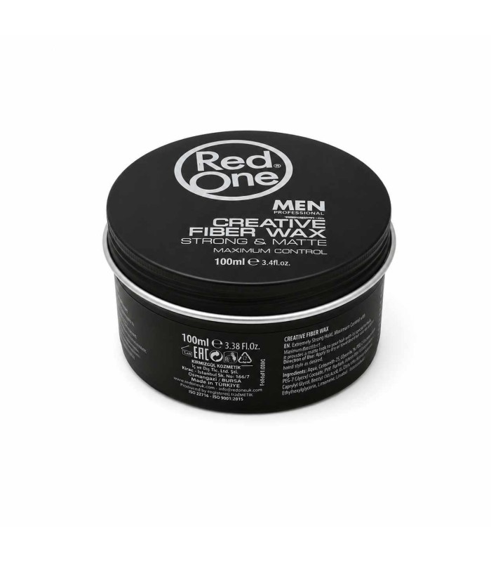 کرم مات قوطی فلزی ردوان مدل Creative Fiber Wax حجم ۱۰۰ میل کد:1463