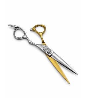 ست قیچی کات و پیتاژ 6 اینچ طلایی نقره ای طرح دار الکساندر دیتیلر کد: M217N