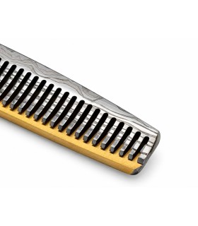 ست قیچی کات و پیتاژ 6 اینچ طلایی نقره ای طرح دار الکساندر دیتیلر کد: M217N
