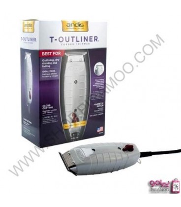 ماشین اصلاح سر و صورت اندیس مدل 5105 تی اوت لاینر Andis Professional T-Outliner Corded Trimmer with T-Blade