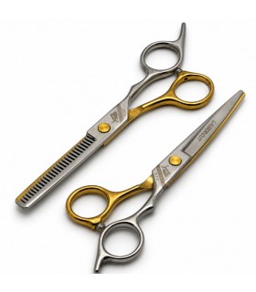 ست قیچی کات و پیتاژ 6 اینچ استیل جگوار کد: M100N