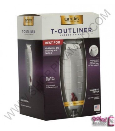 ماشین اصلاح سر و صورت اندیس مدل 5105 تی اوت لاینر Andis Professional T-Outliner Corded Trimmer with T-Blade