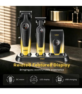 ست 3 کاره حجم زن، خط زن و شیور وی جی آر V-196 S3