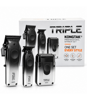 ست سه کاره ماشین اصلاح حرفه ای کنگ تک مدل Triple کد: PR-3141