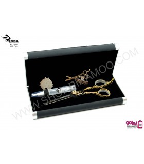 قیچی پیتاژ طلایی کنده کاری شده 5.5اینچ رزونال مدل REZONAL RL-240