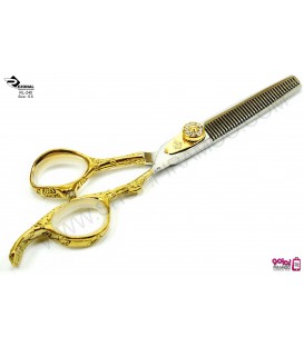 قیچی پیتاژ طلایی کنده کاری شده 5.5اینچ رزونال مدل REZONAL RL-240