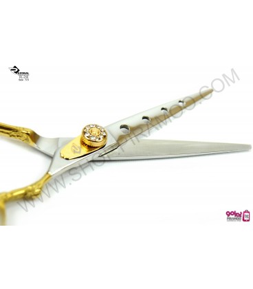 قیچی کات طلایی کنده کاری شده 5.5اینچ رزونال مدل REZONAL RL-230