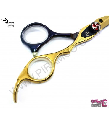قیچی کات طلایی دو رنگ 5.5اینچ رزونال مدل REZONAL RL-350