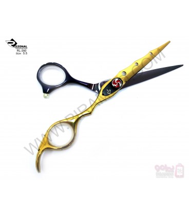 قیچی کات طلایی دو رنگ 5.5اینچ رزونال مدل REZONAL RL-350
