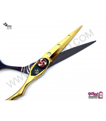 قیچی کات طلایی دو رنگ 5.5اینچ رزونال مدل REZONAL RL-350