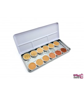 پالت 12 رنگ درماکالر کریولاین KRYOLAN