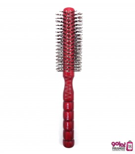 برس گرد چوبی بزرگ رز مدل 16-640