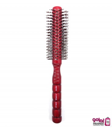 برس گرد چوبی بزرگ رز مدل 16-640