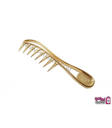 شانه فرم چنگکی پلاستیکی طلایی