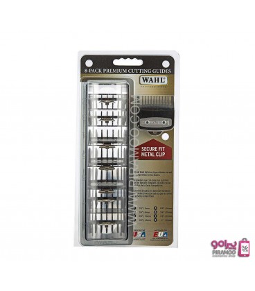 پک 8 عددی شانه وال اورجینال Wahl 8-Pack Color-Coded Cutting Guides