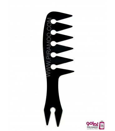 شانه فرم دندانه درشت پلاستیکی طرح پاسینوس کد : RZ-06