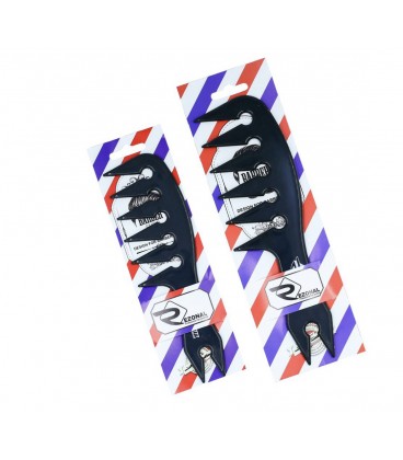 شانه فرم دندانه درشت پلاستیکی طرح پاسینوس کد : RZ-06