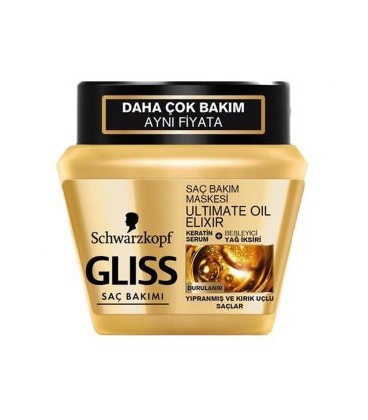 ماسک مو گلیس مدل Ultimate Oil Elixir حجم 300 میلی لیتر