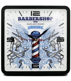 ساعت دیواری آرایشگاه طرح باربرپل