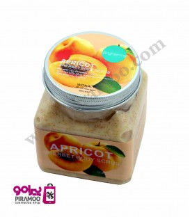 اسکراب شنی هلو وکالی WOKALI APRICOT SHERBET BODY SCRUB