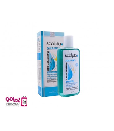 شامپو اسکالپیا مخصوص موهای بسیار حساس و شکننده  Scalpia  Scalp Fort+