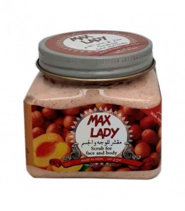اسکراب شنی مکس لیدی بسته بندی جدید 300 میل  MAX LADY Scrub