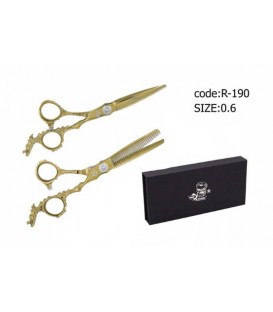 ست قیچی کنده کاری شده 6.0 اینچ رزونال مدل REZONAL R-190