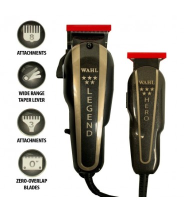 ماشین اصلاح سر و صورت وال کومبو Wahl 5-Star Barber Combo