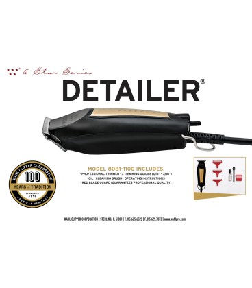 ماشین اصلاح سر و صورت وال مدل دیتیلر 5 ستاره Wahl Professional 5-Star Detailer