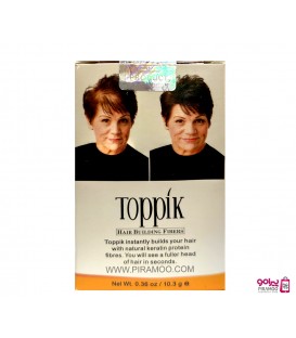 پودر افزایش موی تاپیک اصلی 10 گرمی TOPPIK HAIR BUILDING FIBERS