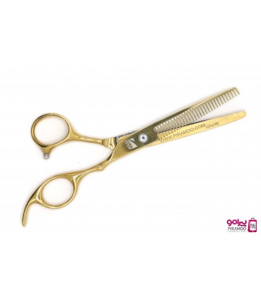 ست قیچی کات و پیتاژ طلایی 6 اینچ فینی کد : Finny 102