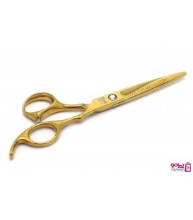 ست قیچی کات و پیتاژ طلایی 6 اینچ فینی کد : Finny 102