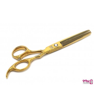 ست قیچی کات و پیتاژ طلایی 6 اینچ فینی کد : Finny 102