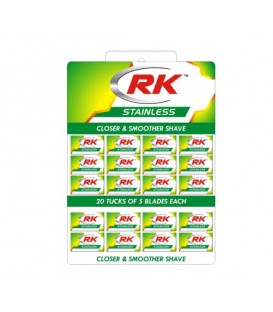 تیغ سنتی آر کی ( بسته 200 عددی ) RK Stainless Blades