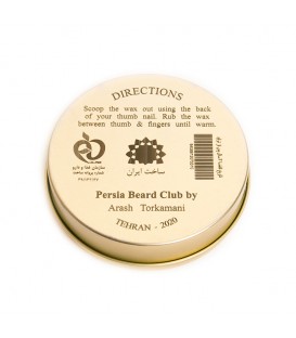 واکس حالت دهنده و تقویت سبیل چوب دارچین پرشیا برد کلاب Mustache Wax 50 g