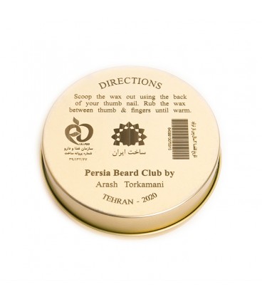 واکس حالت دهنده و تقویت سبیل چوب صندل پرشیا برد کلاب Mustache Wax 50 g