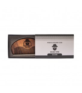 شانه ریش چوبی طرح ساده پرشیا برد کلاب   PERSIA BEARD CLUB BEARD COMB