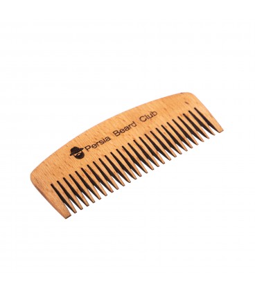 شانه ریش چوبی طرح اولد اس کول پرشیا برد کلاب   PERSIA BEARD CLUB BEARD COMB