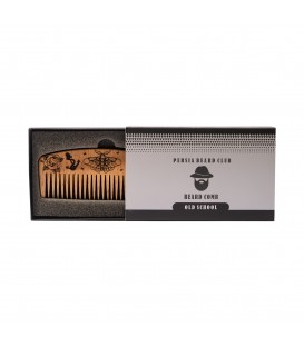 شانه ریش چوبی طرح اولد اس کول پرشیا برد کلاب   PERSIA BEARD CLUB BEARD COMB