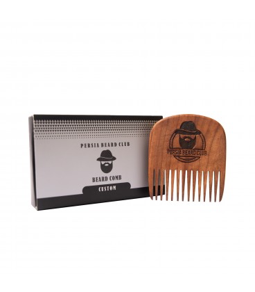 شانه ریش چوبی طرح استایلر پرشیا برد کلاب   PERSIA BEARD CLUB BEARD COMB