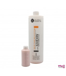 کراتین صافی برندگلوبال حجم یک لیتر GLOBAL KERATIN JUVEXIN