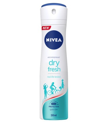 اسپری ضد تعریق زنانه نیوا مدل  NIVEA dry fresh