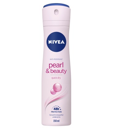 اسپری ضد تعریق زنانه نیوا مدل  NIVEA pearl and beauty
